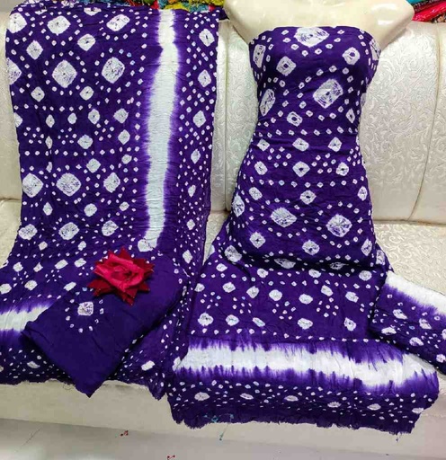 [PK7775-CW-UNS-023954] Traditional Handmade Rajasthani Chunri (3-Piece)