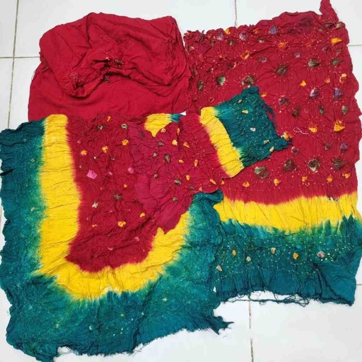 [PK7775-CW-UNS-023995] Bahawalpur linen Chunri  (3-Piece)