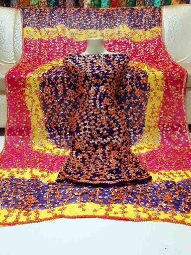 [PK7775-CW-UNS-024032] Gotta Jaal & Chunri (2-Piece)