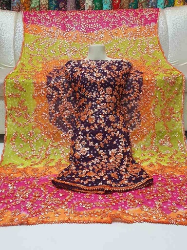 [PK7775-CW-UNS-024044] Gotta Jaal & Chunri (2-Piece)