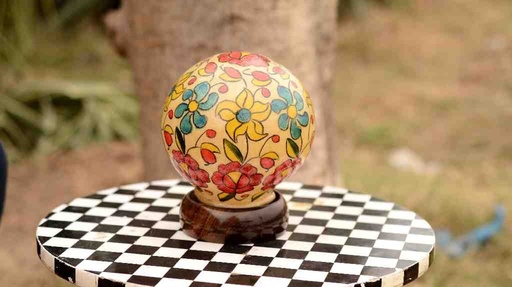 [PK0038-HM-LMP-024914] Camel Skin Lamp