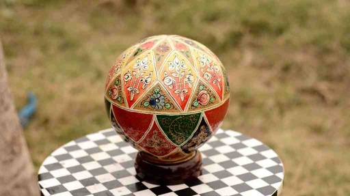 [PK0038-HM-LMP-024930] Camel Skin Lamp