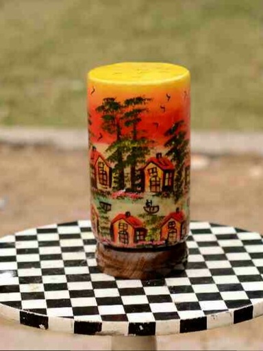 [PK0038-HM-LMP-024934] Camel Skin Lamp