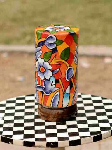 [PK0038-HM-LMP-024940] Camel Skin Lamp