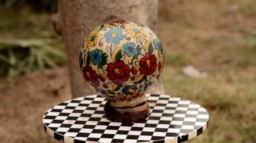 [PK0038-HM-LMP-024942] Camel Skin Lamp