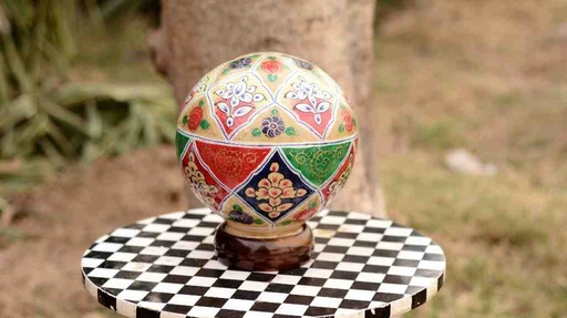 [PK0038-HM-LMP-024945] Camel Skin Lamp