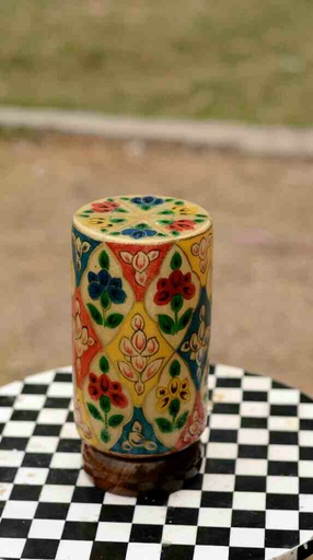 [PK0038-HM-LMP-024951] Camel Skin Lamp