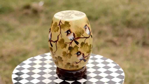 [PK0038-HM-LMP-024953] Camel Skin Lamp