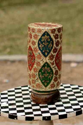 [PK0038-HM-LMP-024962] Camel Skin Lamp