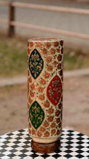 [PK0038-HM-LMP-024971] Camel Skin Lamp