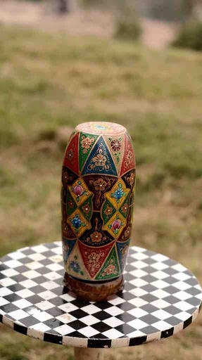 [PK0038-HM-LMP-024980] Camel Skin Lamp