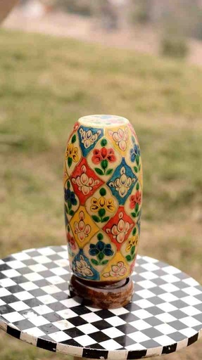 [PK0038-HM-LMP-024982] Camel Skin Lamp