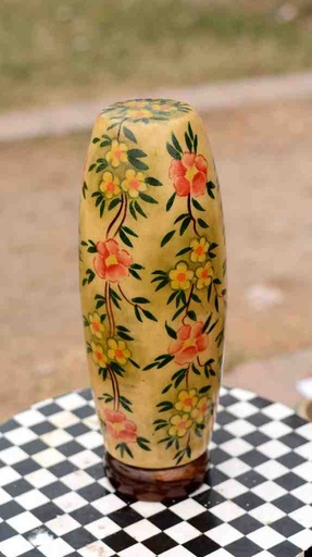 [PK0038-HM-LMP-024995] Camel Skin Lamp