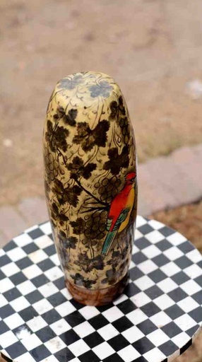 [PK0038-HM-LMP-024996] Camel Skin Lamp