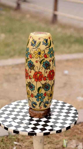 [PK0038-HM-LMP-024998] Camel Skin Lamp