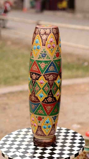 [PK0038-HM-LMP-025003] Camel Skin Lamp