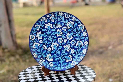 [PK0038-CF-WOO-025055] Naqashi Art Hand Painted Wooden Plate