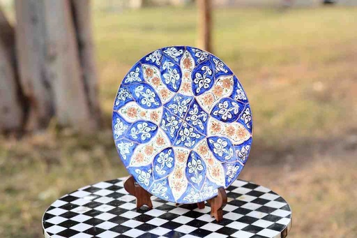 [PK0038-CF-WOO-025067] Naqashi Art Hand Painted Wooden Plate