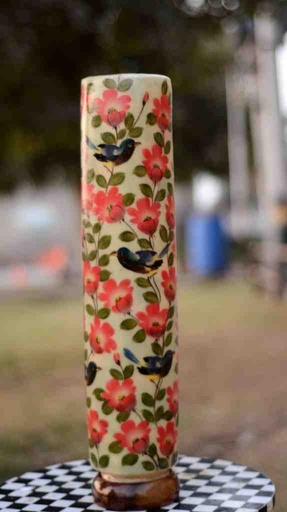 [PK0038-HM-LMP-025092] Camel Skin Lamp