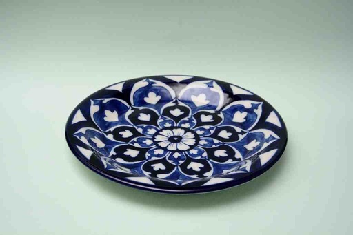 [PK0023-CF-BPO-025542] Blue Pottery Dinner Plate