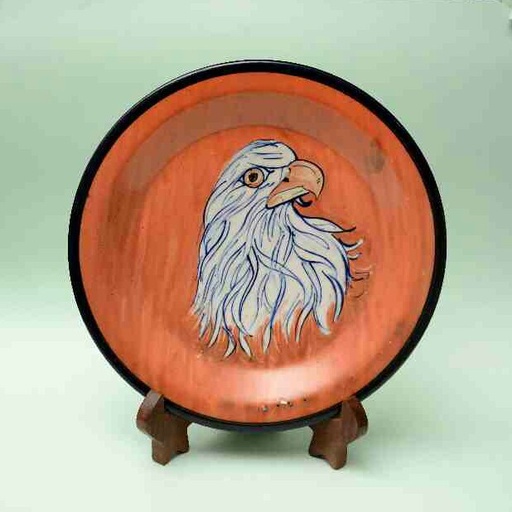 [PK0023-CF-BPO-025642] Blue Pottery Decorative Art Plate