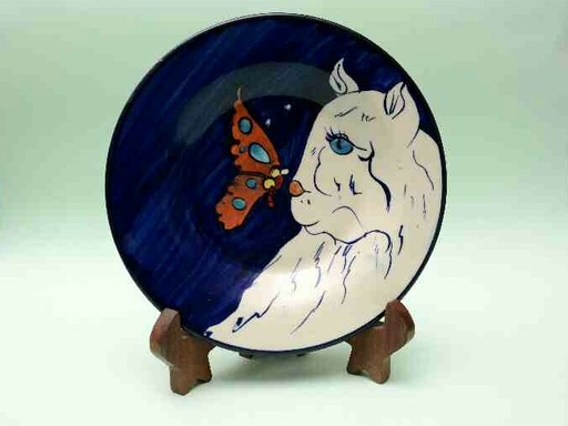 [PK0023-CF-BPO-025661] Blue Pottery Decorative Art Plate