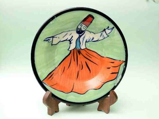 [PK0023-CF-BPO-025670] Blue Pottery Decorative Art Plate