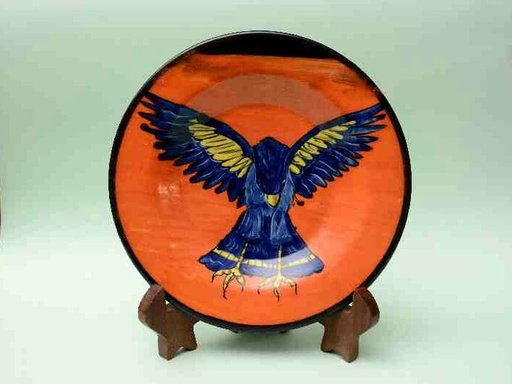 [PK0023-CF-BPO-025675] Blue Pottery Decorative Art Plate