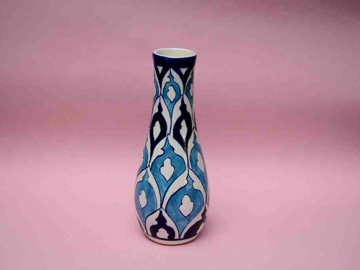 [PK0023-HM-VAS-025715] Blue Pottery Medium Flower Vase
