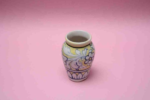 [PK0023-HM-VAS-025776] Blue Pottery Small Flower Vase