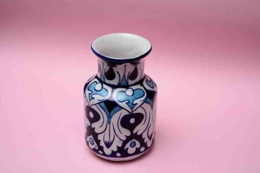 [PK0023-HM-VAS-025780] Blue Pottery Small Flower Vase
