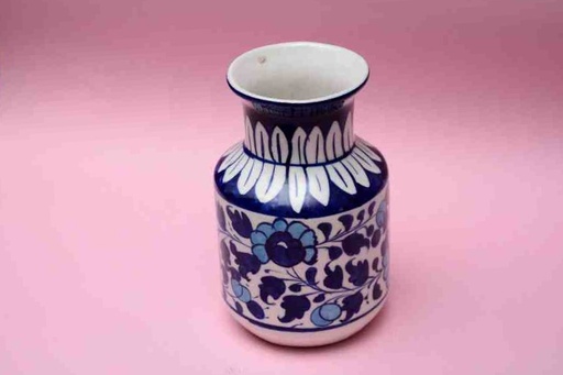 [PK0023-HM-VAS-025781] Blue Pottery Small Flower Vase
