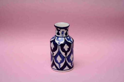 [PK0023-HM-VAS-025792] Blue Pottery Small Flower Vase