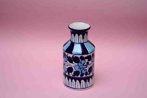 [PK0023-HM-VAS-025794] Blue Pottery Small Flower Vase