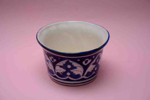 [PK0023-HM-PLN-025807] Blue Pottery Small Planter