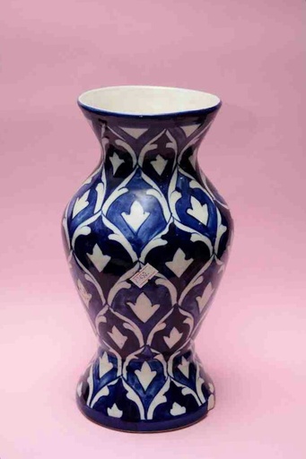 [PK0023-HM-VAS-025831] Blue Pottery Flower Vase