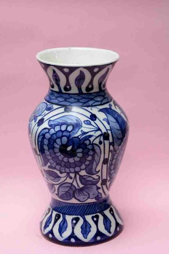 [PK0023-HM-VAS-025834] Blue Pottery Flower Vase