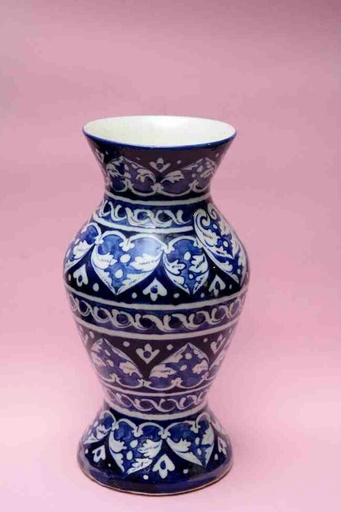 [PK0023-HM-VAS-025837] Blue Pottery Flower Vase