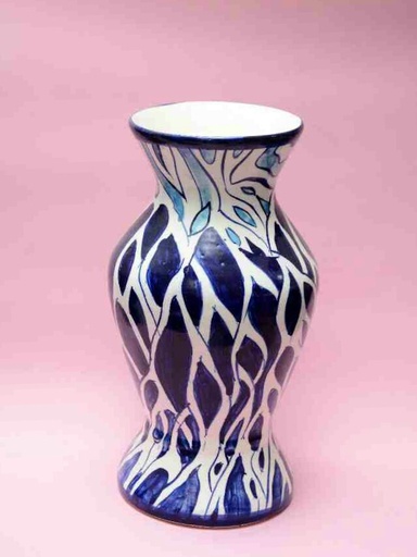 [PK0023-CF-BPO-025853] Blue Pottery Flower Vase