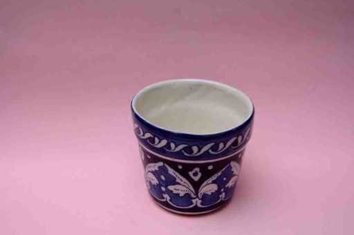 [PK0023-HM-PLN-025865] Blue Pottery Small Planter