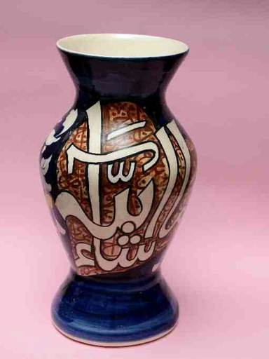 [PK0023-HM-VAS-025872] Blue Pottery Flower Vase
