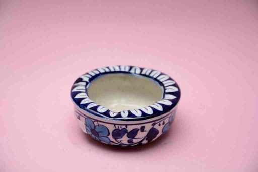 [PK0023-CF-BPO-025875] Blue Pottery Ash Tray