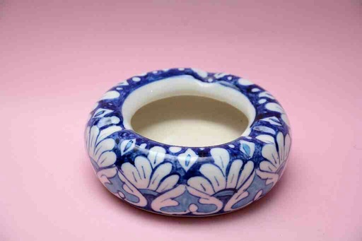 [PK0023-CF-BPO-025882] Blue Pottery Ash Tray