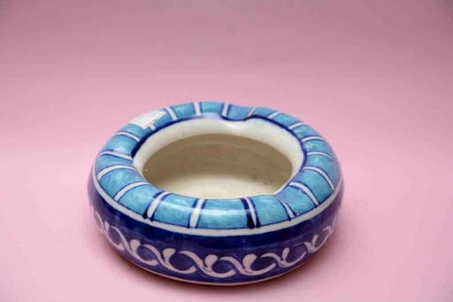 [PK0023-CF-BPO-025884] Blue Pottery Ash Tray