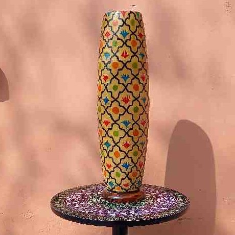 [PK1918-HM-LMP-025939] Camel Skin Lamp 55