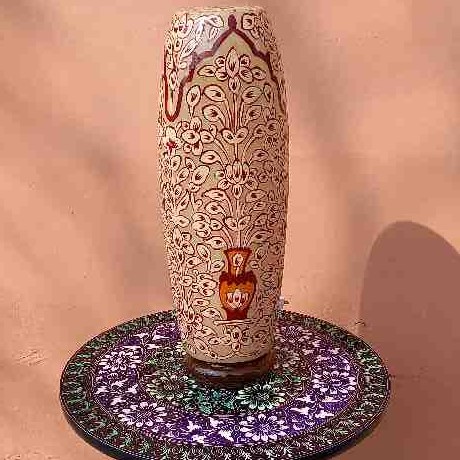 [PK1918-HM-LMP-025942] Camel Skin Lamp