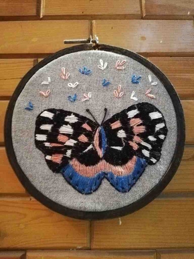 [PK4905-CF-ART-025956] Decorative Embroided Hoop