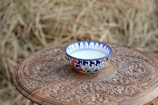 [PK0363-CF-BPO-026182] Blue Pottery Deep Bowl