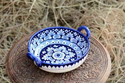 [PK0363-HM-TBW-026227] Blue Pottery Karahi