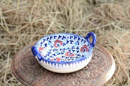 [PK0363-HM-TBW-026228] Blue Pottery Karahi